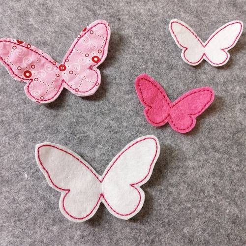 Stickdatei Schmetterling 3D Rahmen 10x10 (4x4 ")2 Größen, Dekoration, Flügel, Anhänger