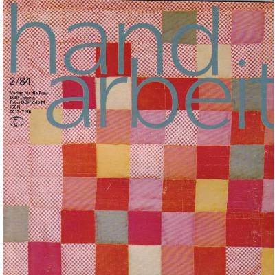 Vintage Zeitschrift Handarbeit Heft 2/84 DDR