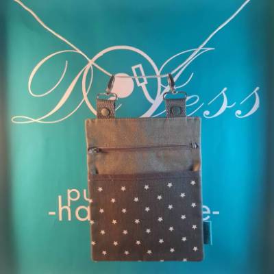 Hüfttasche „Hutschefiedel“ – Praktische Bauchtasche aus Stoff, Handmade Unikat