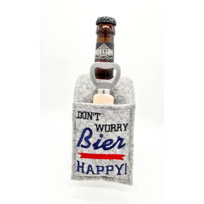 Stickdatei Flaschenöffner Tasche – Perfekte Geschenkidee für Bierliebhaber