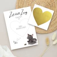 Rubbelgutschein Rubbelkarte 