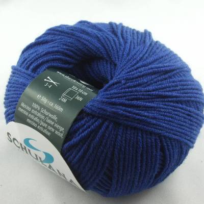 Schulana Filini Merino: dünne einfarbige Schurwolle Merino extrafein in Farbe Nr. 5, royalblau