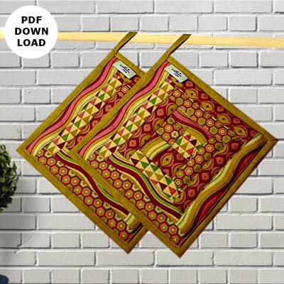 Nähanleitung "Patchwork - Topflappen"