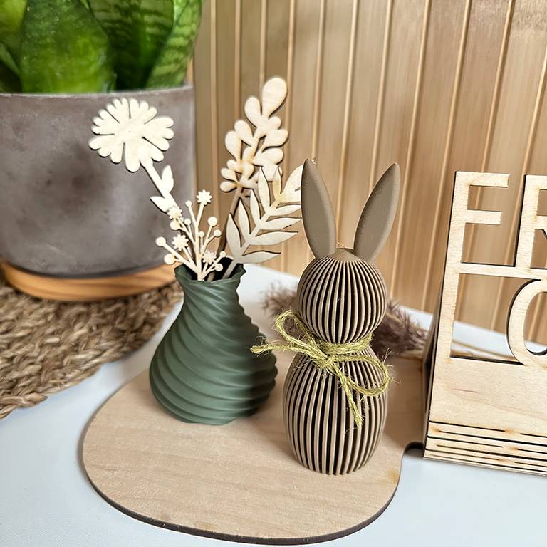 Osterhase griffelt, Stehohren, 3D-Druck, verschiedene Größen und Farben ...