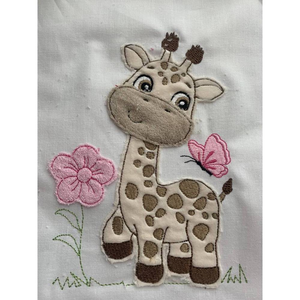 Stickdatei Giraffe 2 Doodle Applikation – Set 735 in 3 Größen für Stickmaschine Bild 2