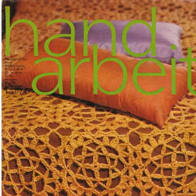 Vintage Zeitschrift Handarbeit Heft 1/74 DDR
