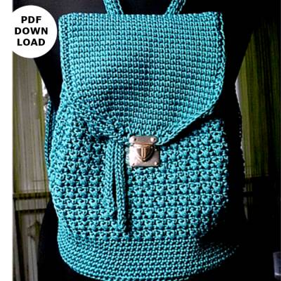 Häkelanleitung "Rucksack Gitta"