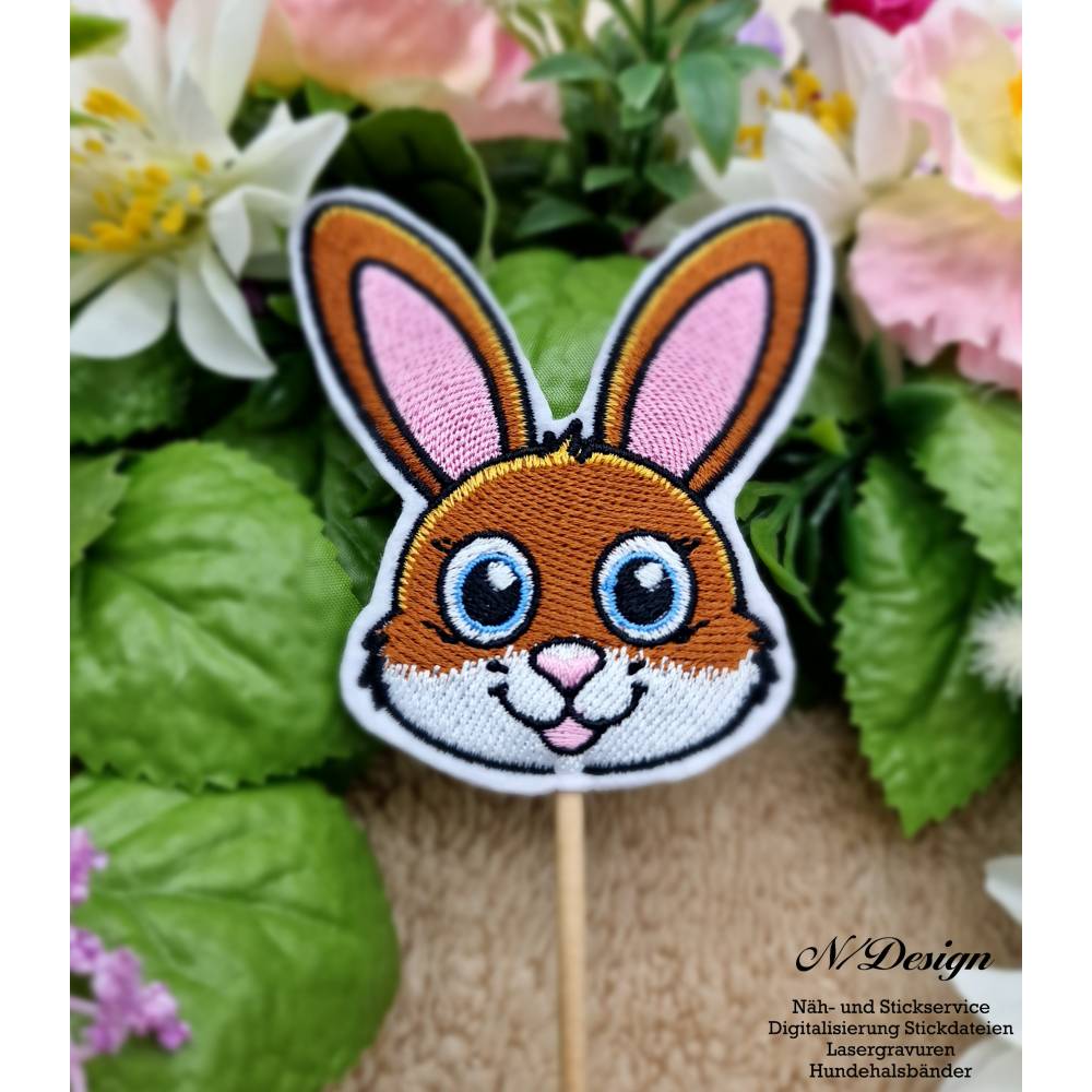 Stickdatei Osterhase als Vollstick und ITH Bild 3