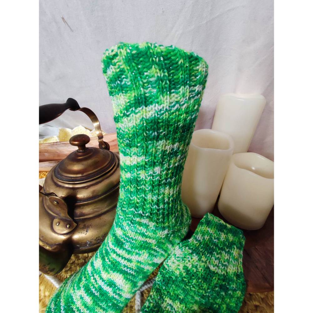 Socken Strickanleitung für gemütliche Fußwärmer Bild 8