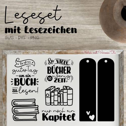 Leseset Zum Plotten, Drucken Und Lasern SVG