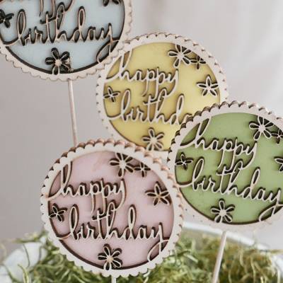 Stecker Happy Birthday