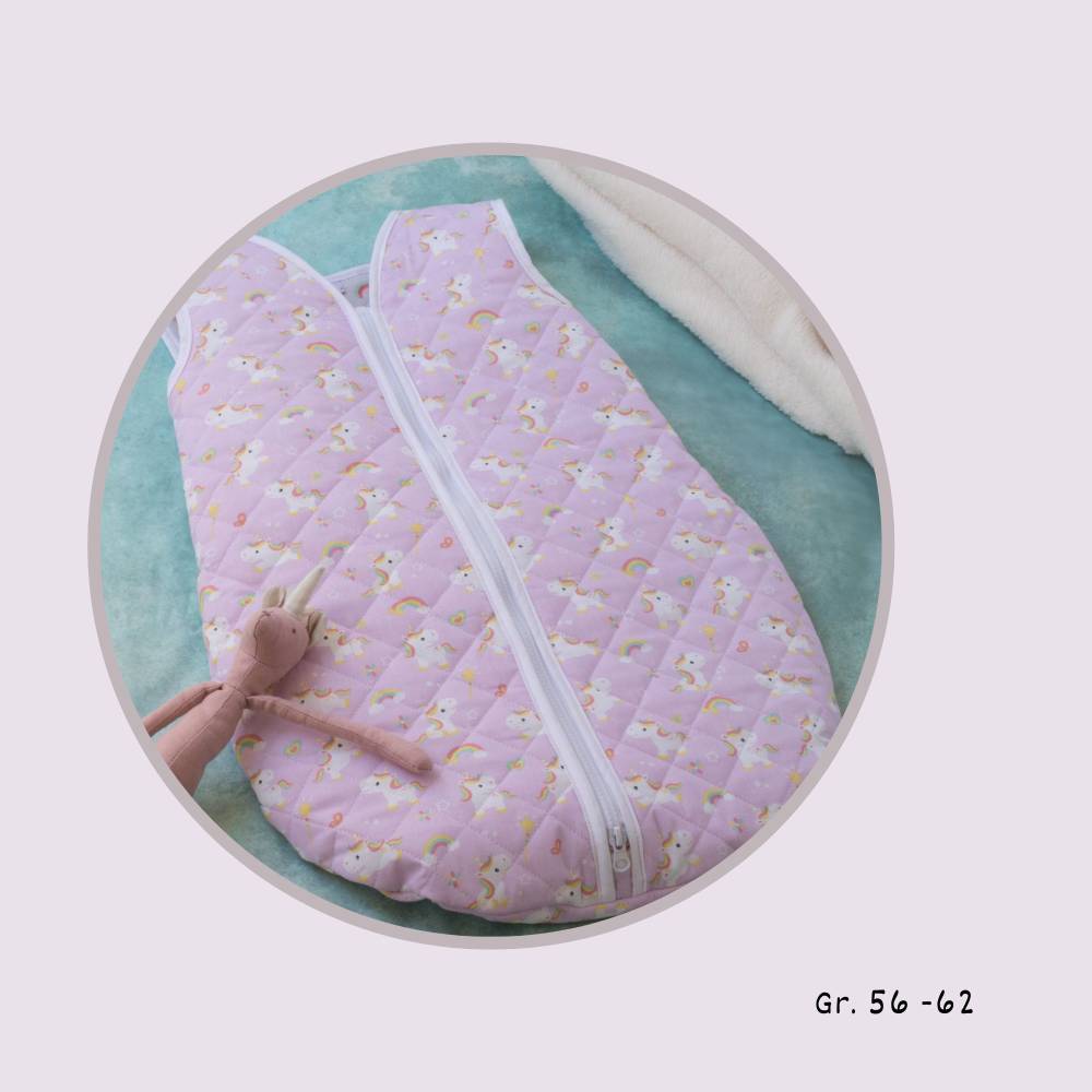 Babyschlafsack rosa Einhorn, Schlafsack fr Babys, Ganzjahres Schlafsack, Neugeborenen  Schlafsack
