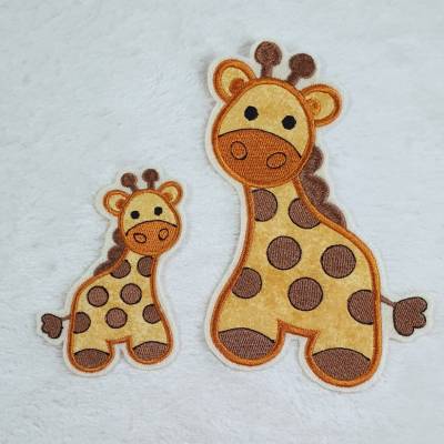 Giraffen Applikation, Giraffen  Aufnäher