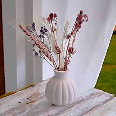 Vase/Kerzenständer, handgefertigte rosa