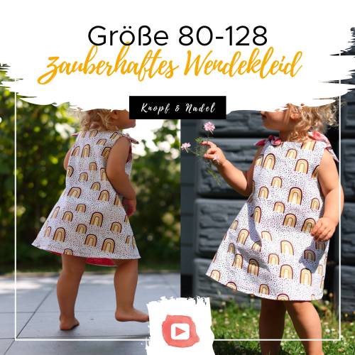 Schnittmuster zauberhaftes Wendekleid