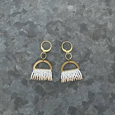 Ohrhänger MoonChild Nô 2 – handgefertigter Boho-Ethnostyle, leicht & angenehm