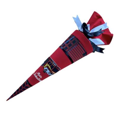 Schultüte für Jungen passend zum ergobag AlarmBärreitschaft, Feuerwehrauto, 70 cm oder 85 cm (Werbung wegen Markenne
