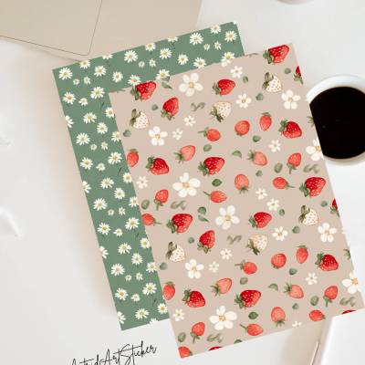 Scrapbook Papier, Design Papier design vellum 2er set 