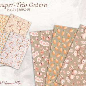 Dezent Und Schön - Digipapier | Ostern