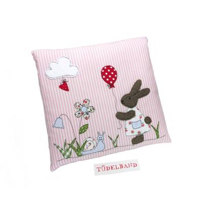 Osterkissen Kissen Namenskissen Kinderkissen ...ganz kleine Blumenwiese...rosa...