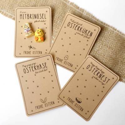 Druckvorlage Ostern in der Tüte - Geschenkkarte frohe Ostern - Mitbringsel - Kleinigkeit - Geschenkidee - Gastgeschenk
