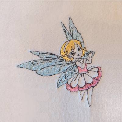 Stickdatei Fee 14x14/15x15