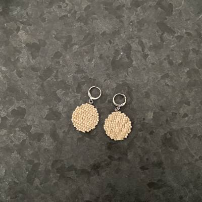 • M o X • Nō 4 Ohrhänger, handmade, rund, Mond, Ethnochic, Ethno, Boho