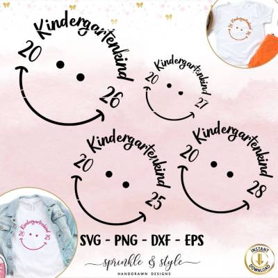 Plotterdatei SKidnergartenki Plotterdatei Kita, svg, Einschulung svg Kitaszart, Schulanfang Sprüche - Cricut, Cl