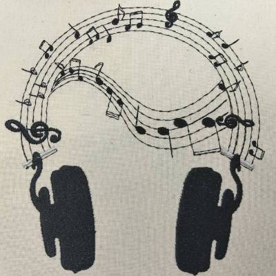 Noten Kopfhörer 13*18cm