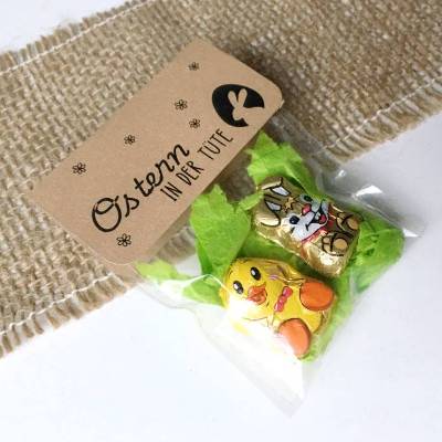 Druckvorlage Ostern Tütenverschluss  I Frohe Ostern in der Tüte I Mitbringsel I Gastgeschenk I Geschenkidee I Osterdeko