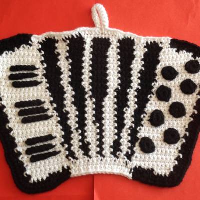 DIY-Häkelanleitung Topflappen „Akkordeon“ – Kreative Küchendeko selber machen