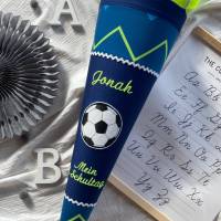 Schultüte Fussball für Jungen passend zum ergobag FallrückziehBär, 70 cm oder 85 cm