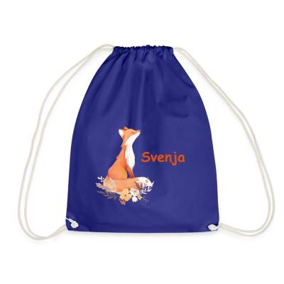 Turnbeutel personalisiert "Fuchs" Kindertasche, Turnbeutel, Kindergartentasche, Sporttasch