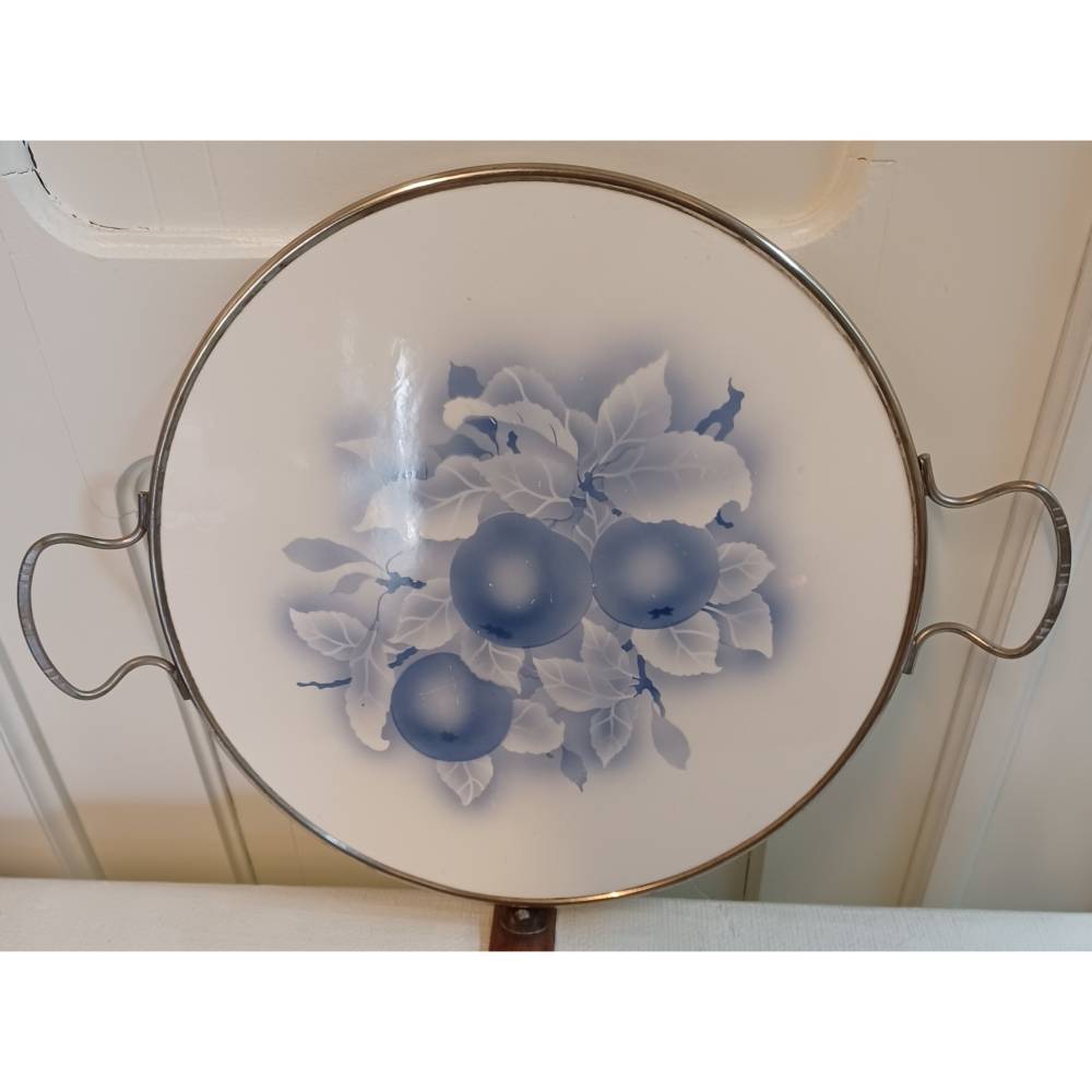 Tortenplatte Keramik Villeroy & Boch typisches Motiv um 1930, D = 30 cm