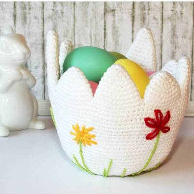 Ei-Korb - Häkelanleitung
