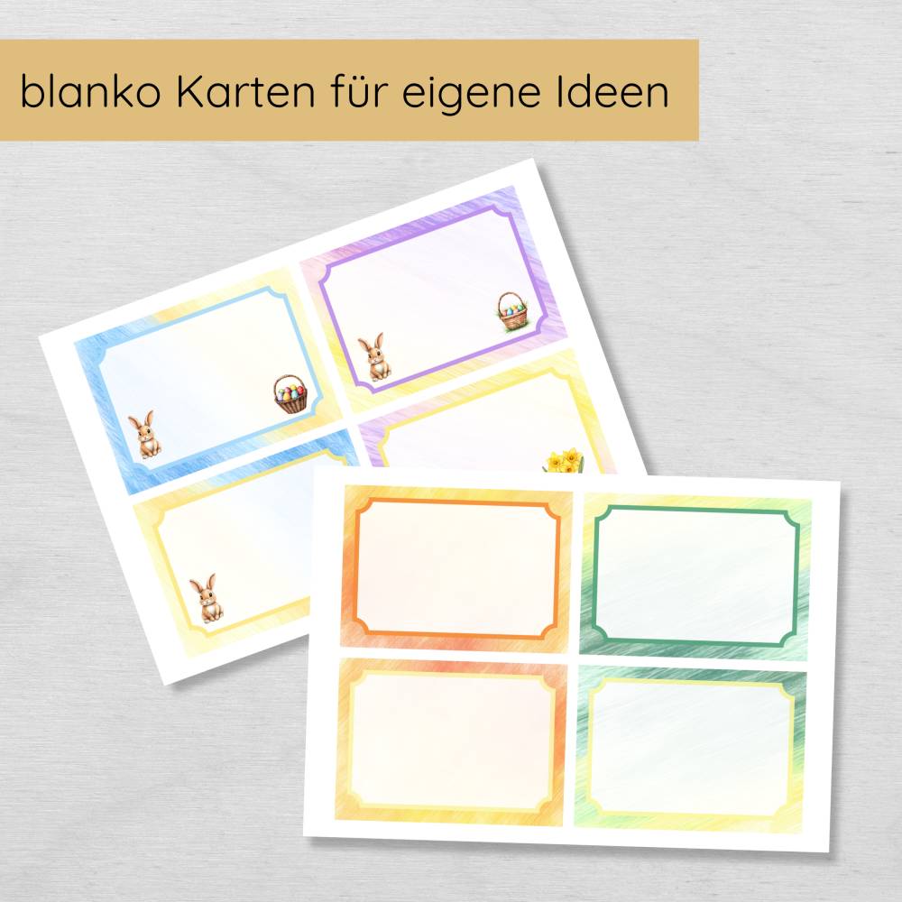 Ostern Indoor Schnitzeljagd mit 20 Hinweisen & Urkunde, Schatzsuche Set für Kinder ab 6 Jahren Bild 6