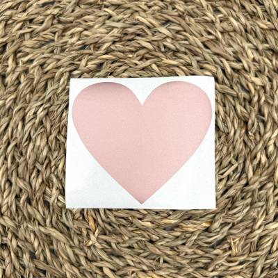 Rubbelsticker "Herzen", 10er-Pack., Farbe Rosa, z.B. zur Erstellung von Rubbelkarten