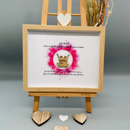 Personalisiertes Geschenk Freundin | Geschenk für deine beste Freundin | Lieblingsmensch | Freundschaft | Geburtstagsges