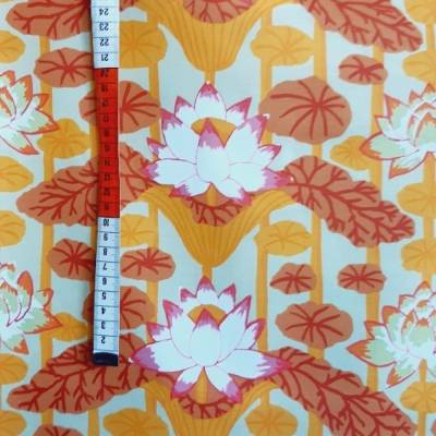 Kaffe Fasset Stoff "Lotus Stripes", 110 cm breit, Meterware, Preis pro 0,5 lfdm
