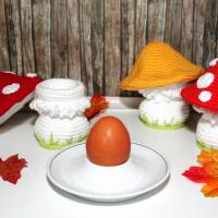 Eierwärmer - Pilz - Häkelanleitung