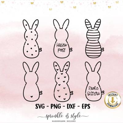 Plotterdatei Ostern, Frohe Ostern, Laserdatei Ostern, Cricut, Osterhase png, Frühling PNG, Clipart Hase dxf, eps