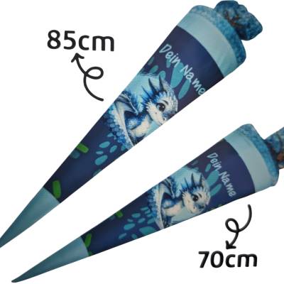 Zuckertüte / Schultüte aus beschichteten Baumwollstoff ca.72 cm mit oder ohne Kissen 