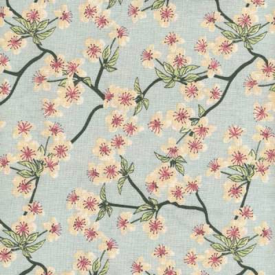 0,7 AU Maison Wachstuch Oilcloth Amalie-Light Blue, Oeko-Tex Standard 100 ( 1m/18,-€)