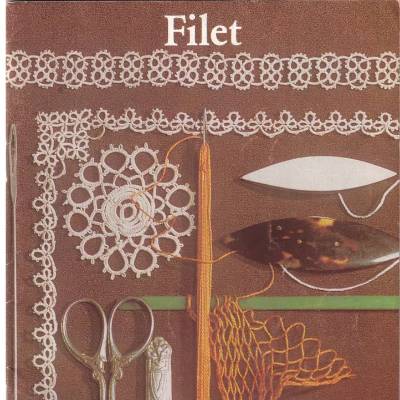 Handarbeitsheft Filet Band 4 der Serie Handarbeitstechniken erschienen beim Verlag für die Frau Vintage DDR