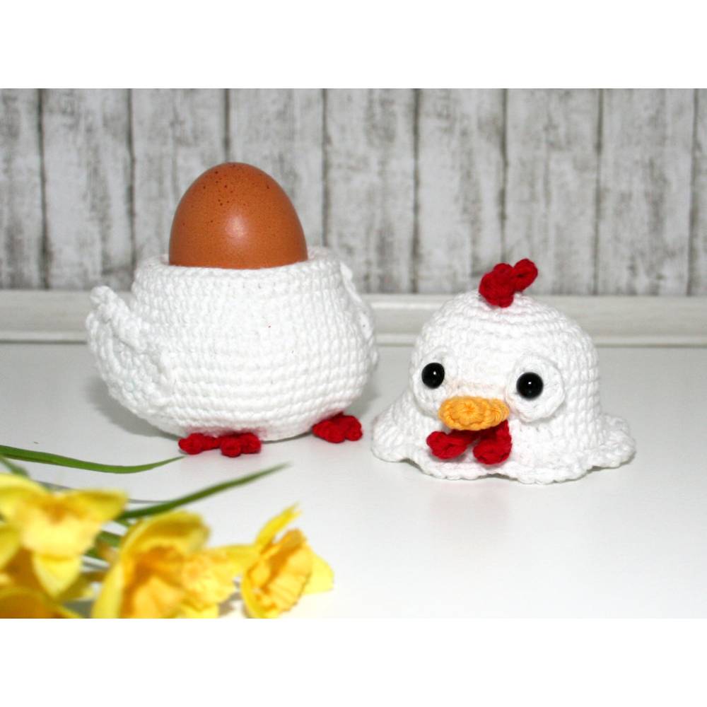 Eierwärmer - Huhn - Häkelanleitung Bild 5