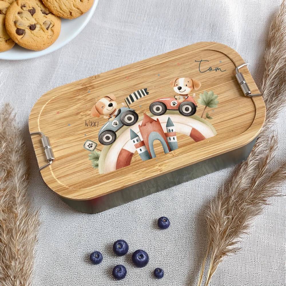 Brotdose personalisiert | Kindergarten | Einschulung | Brotdose für Kinder | Edelstahl | Vesperdose | Lunchbox