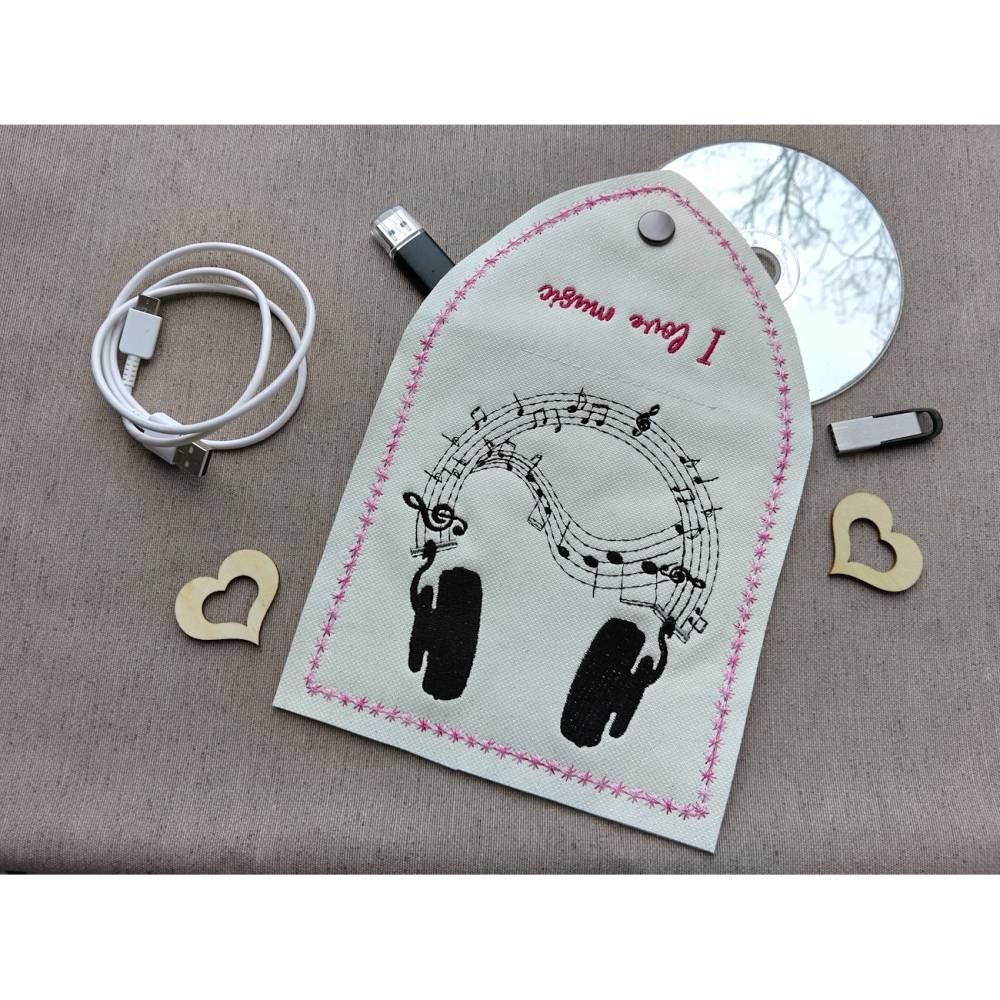 Noten Kopfhörer 14*14cm bzw. 15*15cm Bild 5