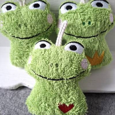 Glücksfrosch Glücksbringer Taschenbaumler Mutmacher Pocket Hug