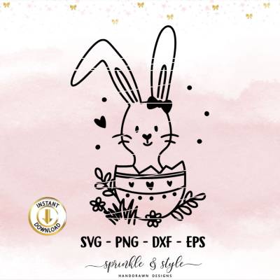 Plotterdatei Ostern, Frohe Ostern, Laserdatei Ostern, Cricut, Osterhase png, Frühling PNG, Clipart Hase dxf, eps