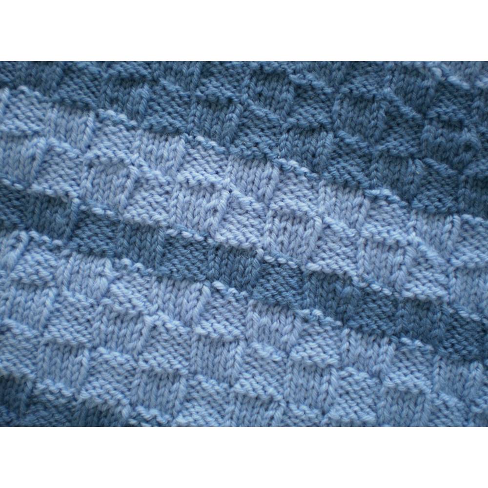 Riesengroße Kuscheldecke, Wolldecke * ca. 17o x 1o8 cm, Hellblau und Jeans